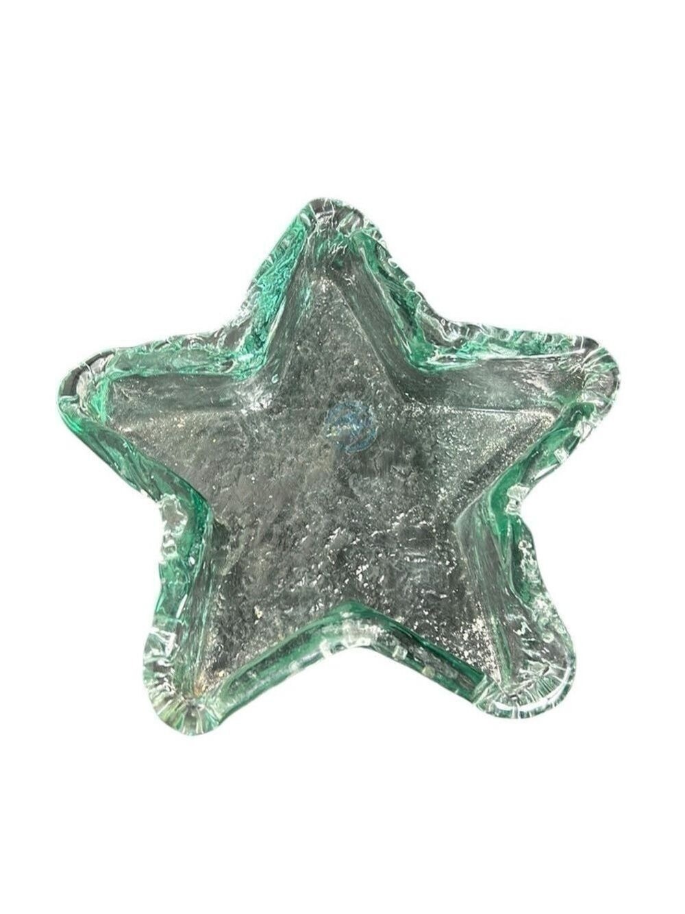 Eco Glass Recycled Glass Star Shaped Glass Bowl Art Made in Spain